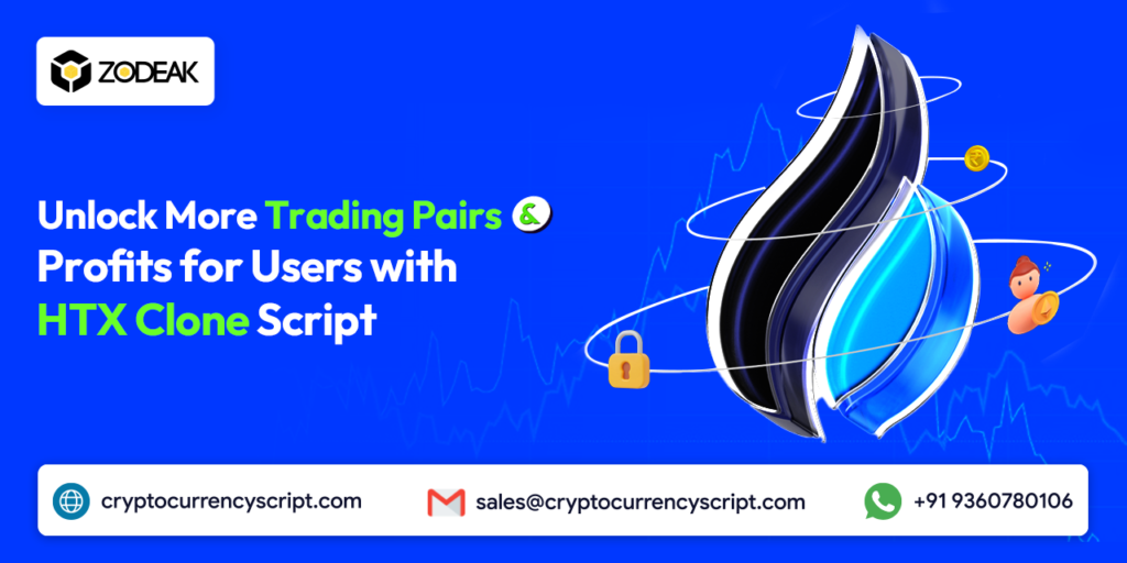 Ontgrendel meer handelsparen en winst voor gebruikers met HTX Clone Script