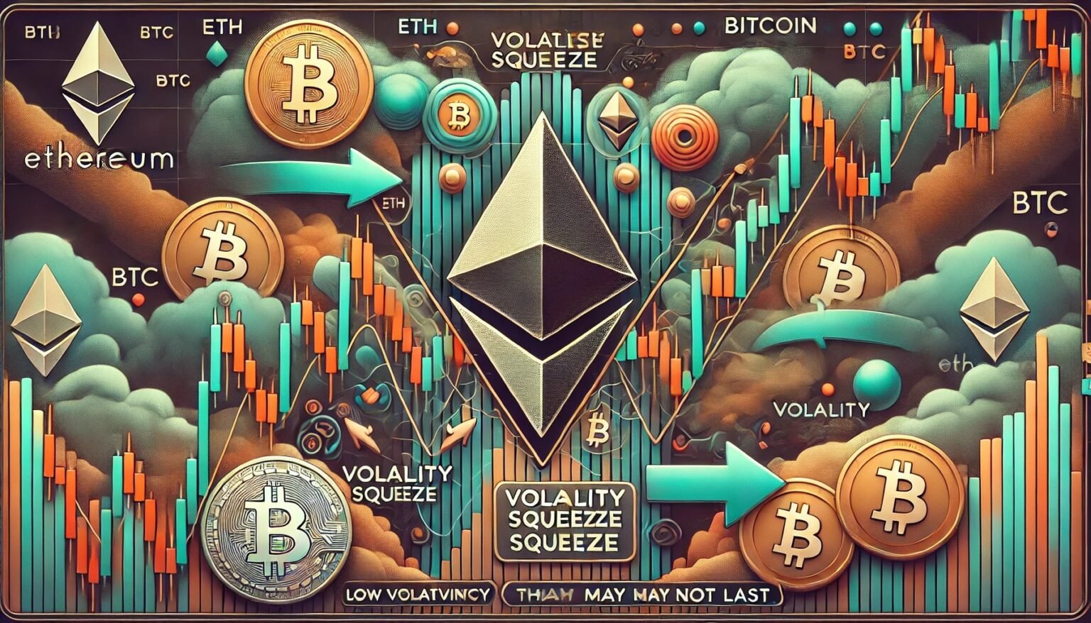 Ethereum gaat de compressiezone binnen – ETH/BTC -grafiek vertoont een lage volatiliteit mogelijk niet lang